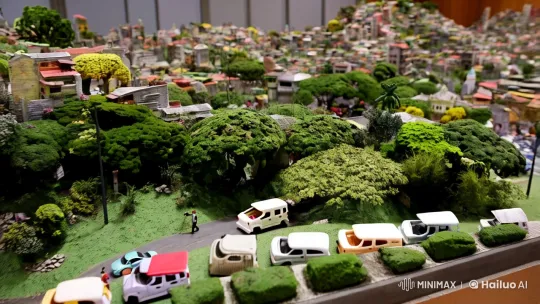 Miniature São Paulo Cityscape Captured in Detail – AI Generated Video | Hailuo AI