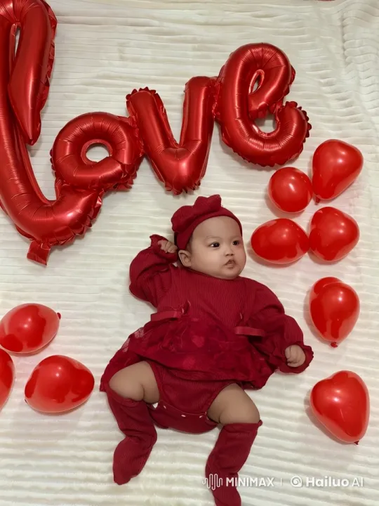 Baby Dancing Playfully with Balloons in Live2D Animation – AI Generated Video | Hailuo AI