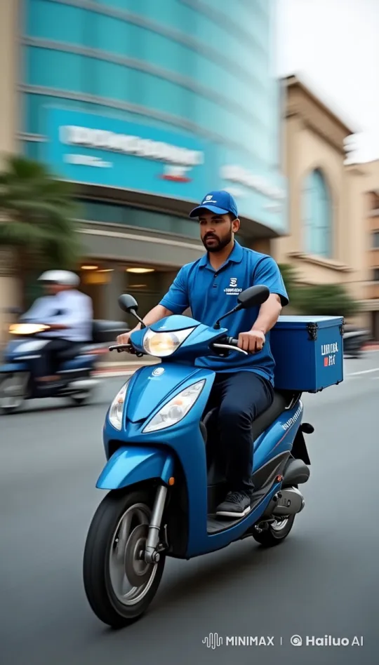 Hyper-Speed POV Bike Chase Through Chaotic Cityscape – AI Generated Video | Hailuo AI