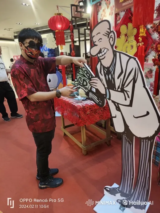 Dancer Showcases Versatile Moves at Festive Booth – AI Generated Video | Hailuo AI