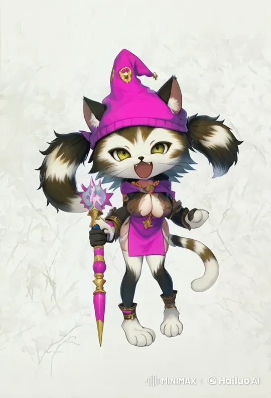Adorable Cat Character Sky in Sexy Swimsuit Prepares for Water Adventure – AI Generated Video | Hailuo AI