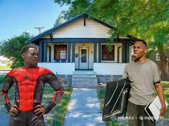 Spidey Costume Kungfu Showdown in Suburban Yard – AI Generated Video | Hailuo AI