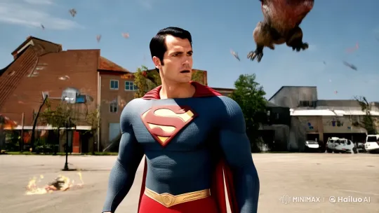 Superman Fights Monster in Chaotic 4K Drone Footage – AI Generated Video | Hailuo AI