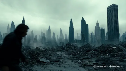 Post-Apocalyptic Urban Survival: Resilience in Desolation – AI Generated Video | Hailuo AI