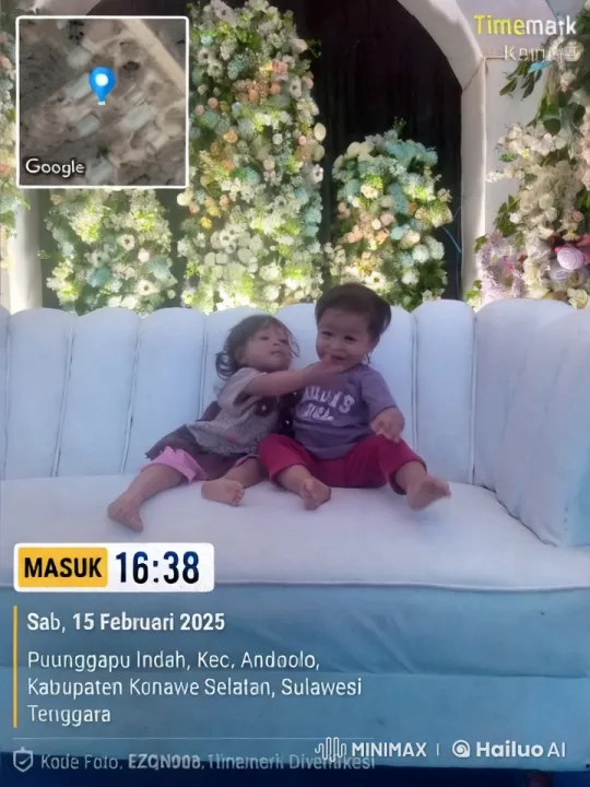 Children's Playful Kungfu Fight in Floral Setting – AI Generated Video | Hailuo AI