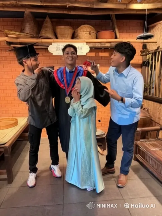 Family Celebrates Graduation with Impressive Kung-Fu Live2D Animation – AI Generated Video | Hailuo AI