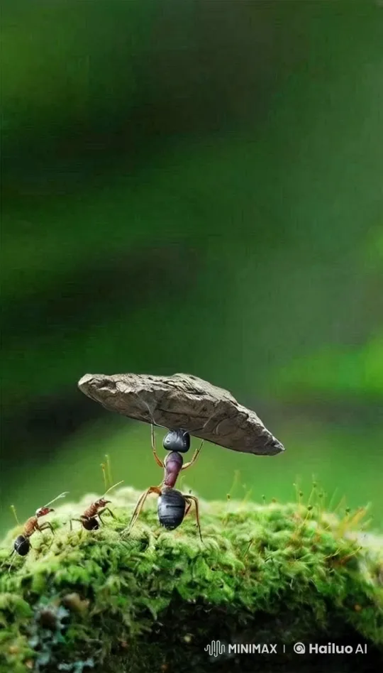 Ants with Tiny Guitars Perform Whimsical Synchronized Music – AI Generated Video | Hailuo AI