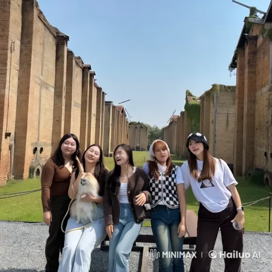 Historical Setting: Women demonstrating martial arts moves – AI Generated Video | Hailuo AI