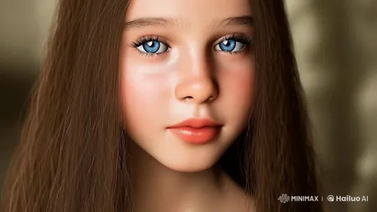 Captivating Close-up of a Girl's Intimate Portrait – AI Generated Video | Hailuo AI