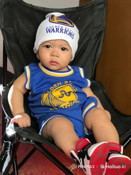 Baby Dances Enthusiastically in Warriors Gear – AI Generated Video | Hailuo AI