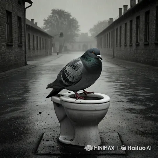 LeBron James Pigeon Encounter in Rainy Alley – AI Generated Video | Hailuo AI