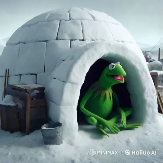 Kermit the Frog's Snowy Adventure – AI Generated Video | Hailuo AI