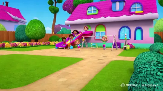 Family Fun Day in a Whimsical Backyard – AI Generated Video | Hailuo AI