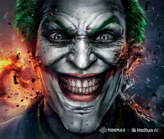 Green-haired Character Eats Flatbread Amidst Chaos – AI Generated Video | Hailuo AI