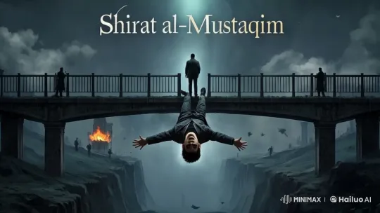 Descent into Despair: Man Clings to Hope Above Hell's Abyss – AI Generated Video | Hailuo AI