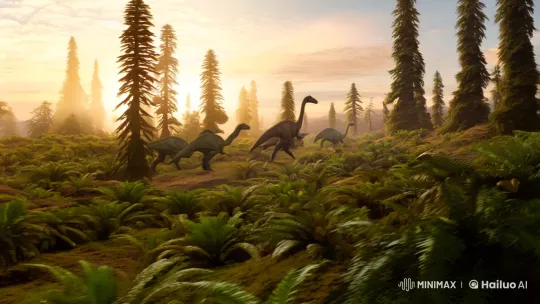 Mesozoic Majesty: A Cinematic Journey Through Prehistoric Landscapes – AI Generated Video | Hailuo AI