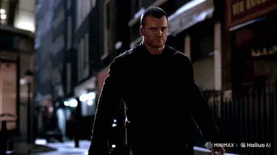 London Gangster Commands Attention in Cinematic Scene – AI Generated Video | Hailuo AI