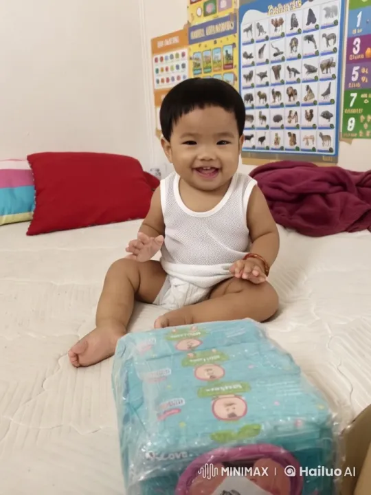 Baby Practices Playful Kungfu with Diapers in Animated Video – AI Generated Video | Hailuo AI