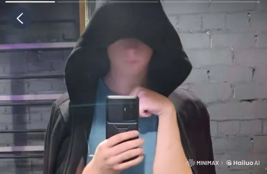 Man Dances Energetically in Hood, Heads to Restroom – AI Generated Video | Hailuo AI