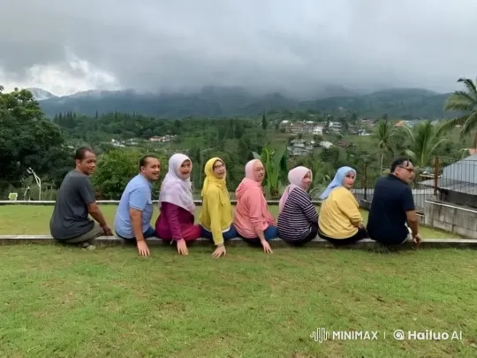 Animated Group Chat in Scenic Grassland Setting – AI Generated Video | Hailuo AI