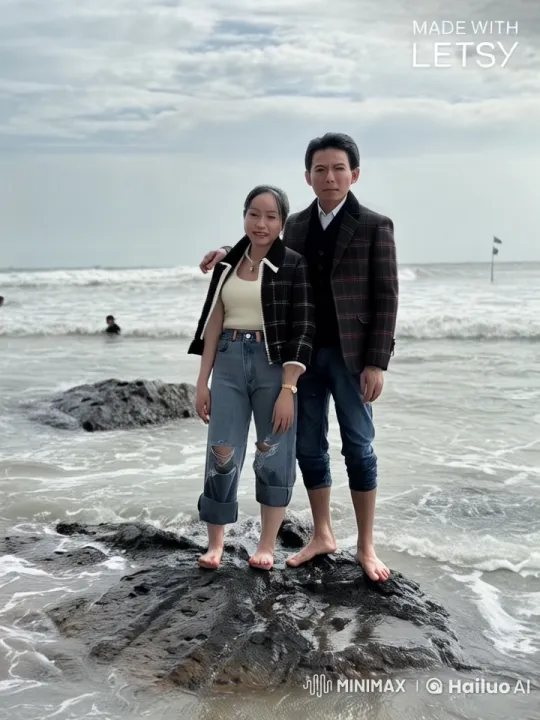 Live2D Animated Kung Fu Fight on Rocky Shore – AI Generated Video | Hailuo AI
