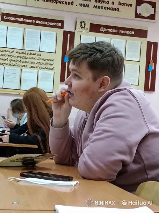 Student Transforms into Behemoth in Live2D Animated Classroom – AI Generated Video | Hailuo AI