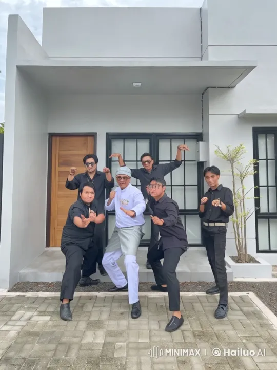 Formal Attire Kungfu Performance by Six Individuals – AI Generated Video | Hailuo AI