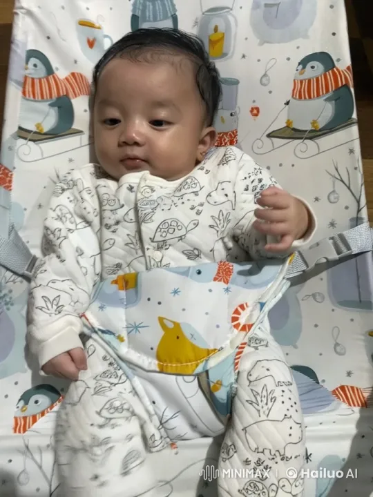 Baby's Joyful Dance and Playful Kung Fu in Live2D Winter Setting – AI Generated Video | Hailuo AI
