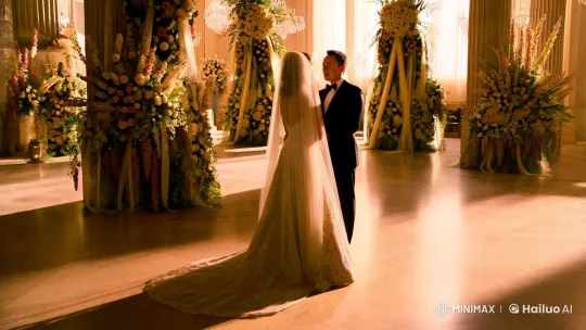 2000 Aesthetic Wedding Scene with Elon Musk – AI Generated Video | Hailuo AI