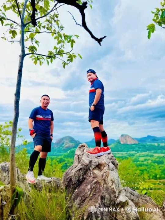 Kungfu Masters Practicing on Rocky Terrain – AI Generated Video | Hailuo AI