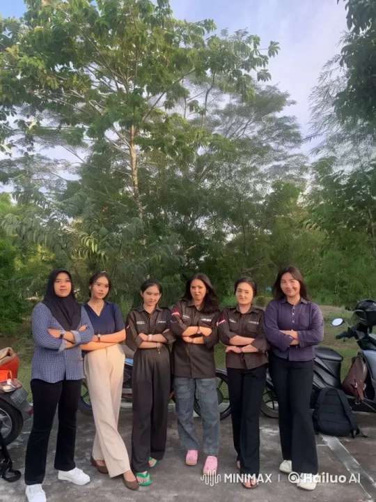 Live2D Animation: Martial Arts Girl Group in Lush Greenery – AI Generated Video | Hailuo AI