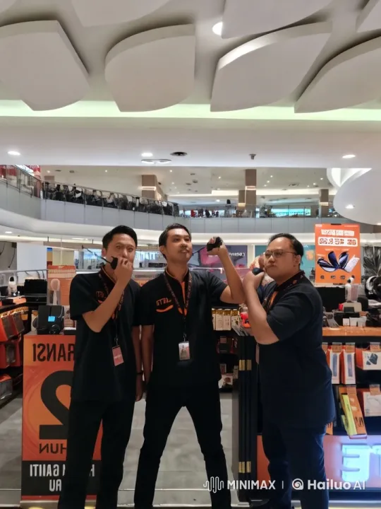 Modern Shopping Mall: Animated Staff Perform Dynamic Kungfu Stance – AI Generated Video | Hailuo AI