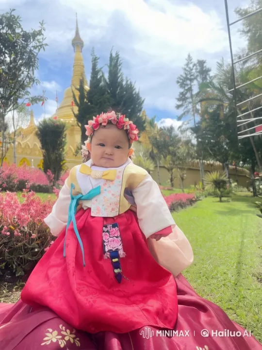 Traditional Kungfu Performance in Vibrant Garden Setting – AI Generated Video | Hailuo AI