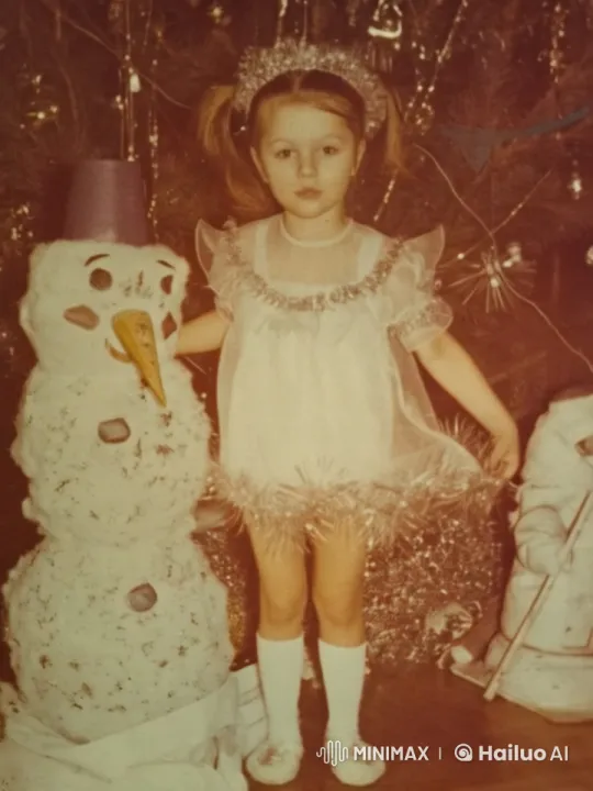 Young Girl and Animated Snowman Dance Festively – AI Generated Video | Hailuo AI