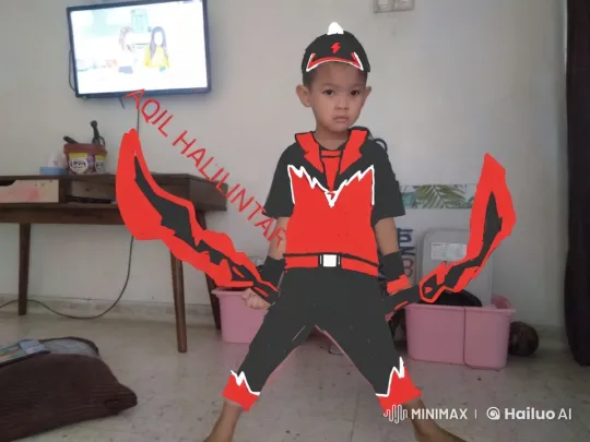 Child Superhero Swings Swords in Animated Video – AI Generated Video | Hailuo AI