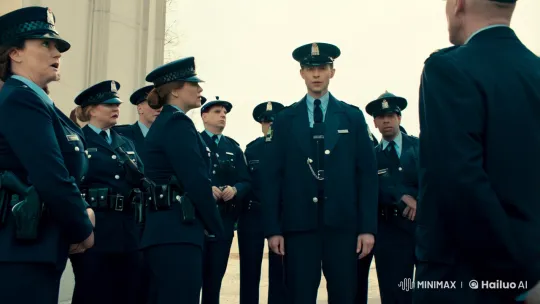 Police Officer's Dramatic Gender Reveal in Emma Watson Transformation Scene – AI Generated Video | Hailuo AI