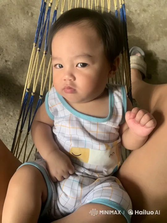 Baby Dances Playfully in Hammock in Live2D Animation – AI Generated Video | Hailuo AI