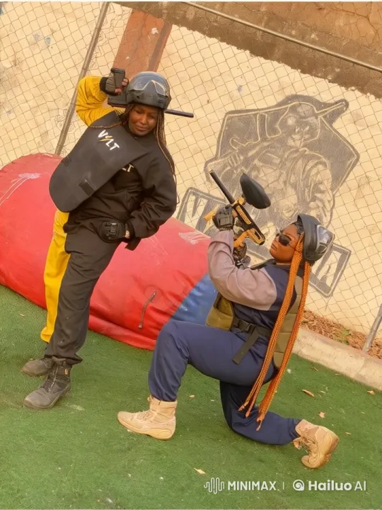 Live2D Paintball Arena Transformed into Kungfu Battle – AI Generated Video | Hailuo AI