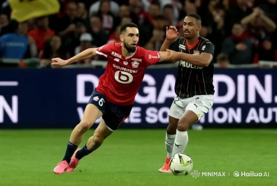 Lille OSC's Nabil Bentaleb's Dramatic Return and Goal Celebration – AI Generated Video | Hailuo AI