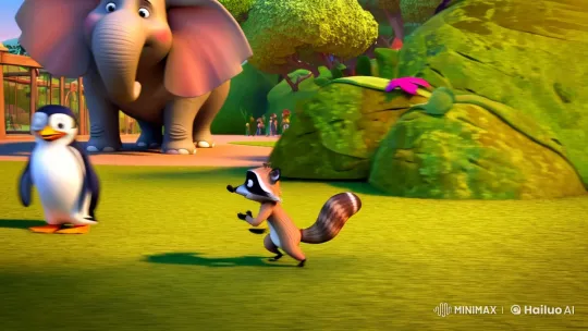 Ricky the Raccoon's Whiskerville Zoo Escape – AI Generated Video | Hailuo AI