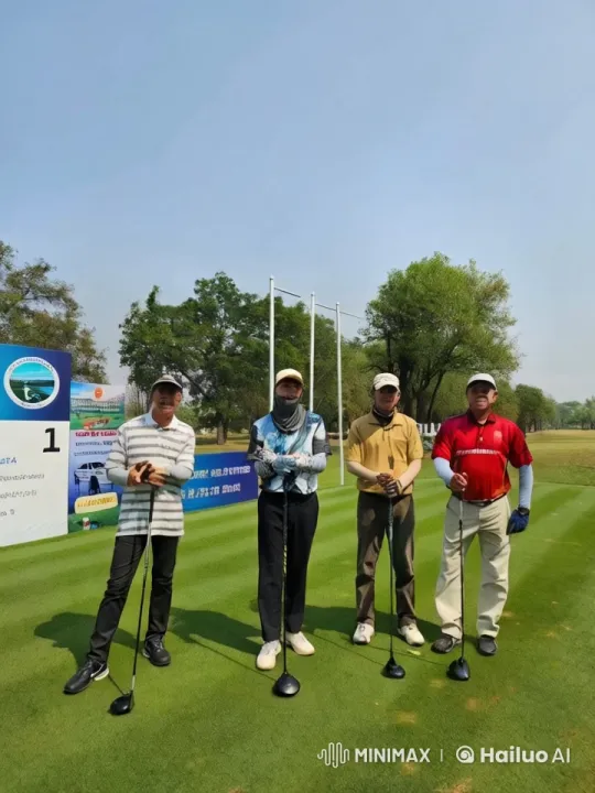 Amateur Golfers' Hilarious, Chaotic Swing – AI Generated Video | Hailuo AI