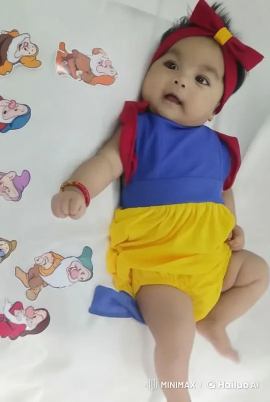 Toddler Enacts Joyful Snow White Dance Routine – AI Generated Video | Hailuo AI