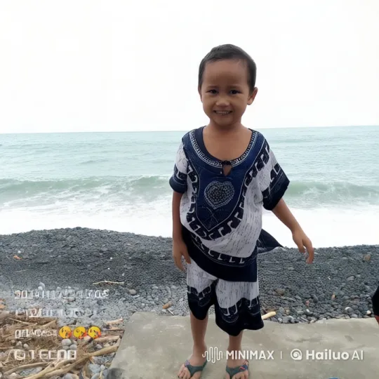 Child Practicing Martial Arts by Rocky Shoreline – AI Generated Video | Hailuo AI