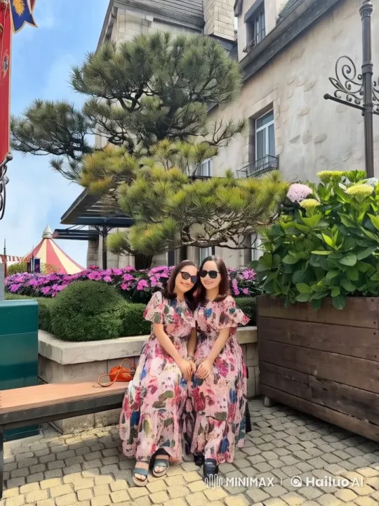 Floral-Girls Fight: Graceful Combat in Serene Garden – AI Generated Video | Hailuo AI