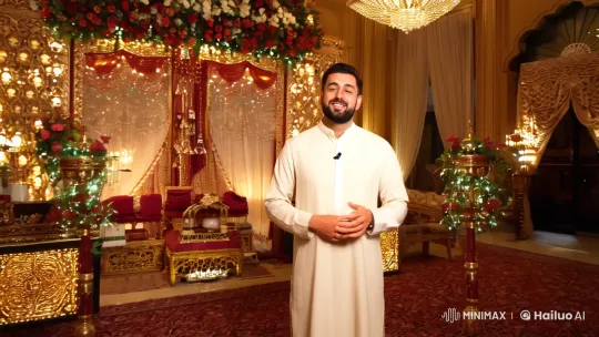 Ahmed Makawy's Ramadan Greeting with Aesthetic Decor – AI Generated Video | Hailuo AI