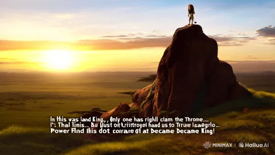 Lion King: Power and Destiny – AI Generated Video | Hailuo AI