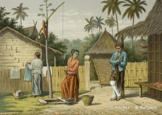 Peaceful Village Life: Serene Daily Routines in Live2D – AI Generated Video | Hailuo AI