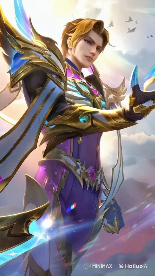 Golden Warrior Showcases Kungfu Prowess in Celestial Sky – AI Generated Video | Hailuo AI