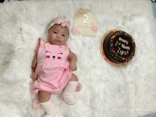 Baby Lyra Celebrates 2 Months with Joyful Dance – AI Generated Video | Hailuo AI