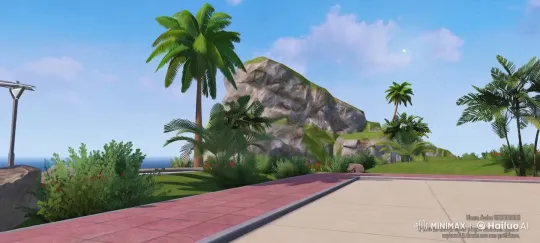 Tropical Paradise: Serene Live2D Panorama – AI Generated Video | Hailuo AI
